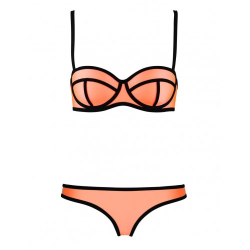 Orange Neon Bikini Set